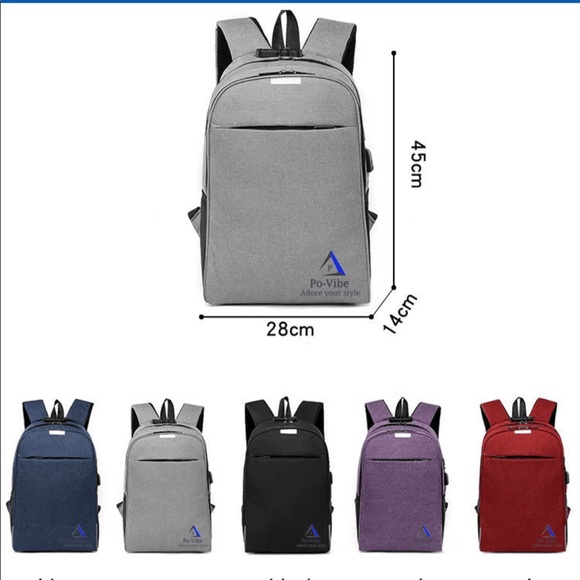 Water Proof Laptop Backpack 🎒 Bags with US… - Picture 3 of 6